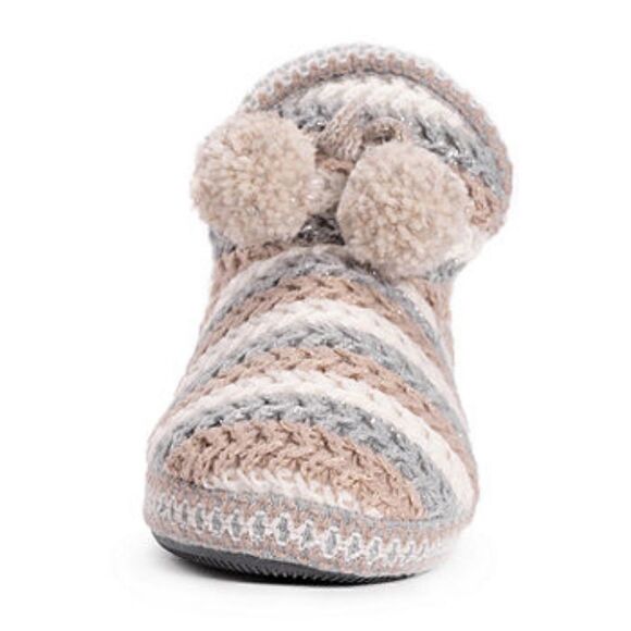 Muk Luks Amira Womens Bootie Slippers - Picture 2 of 7